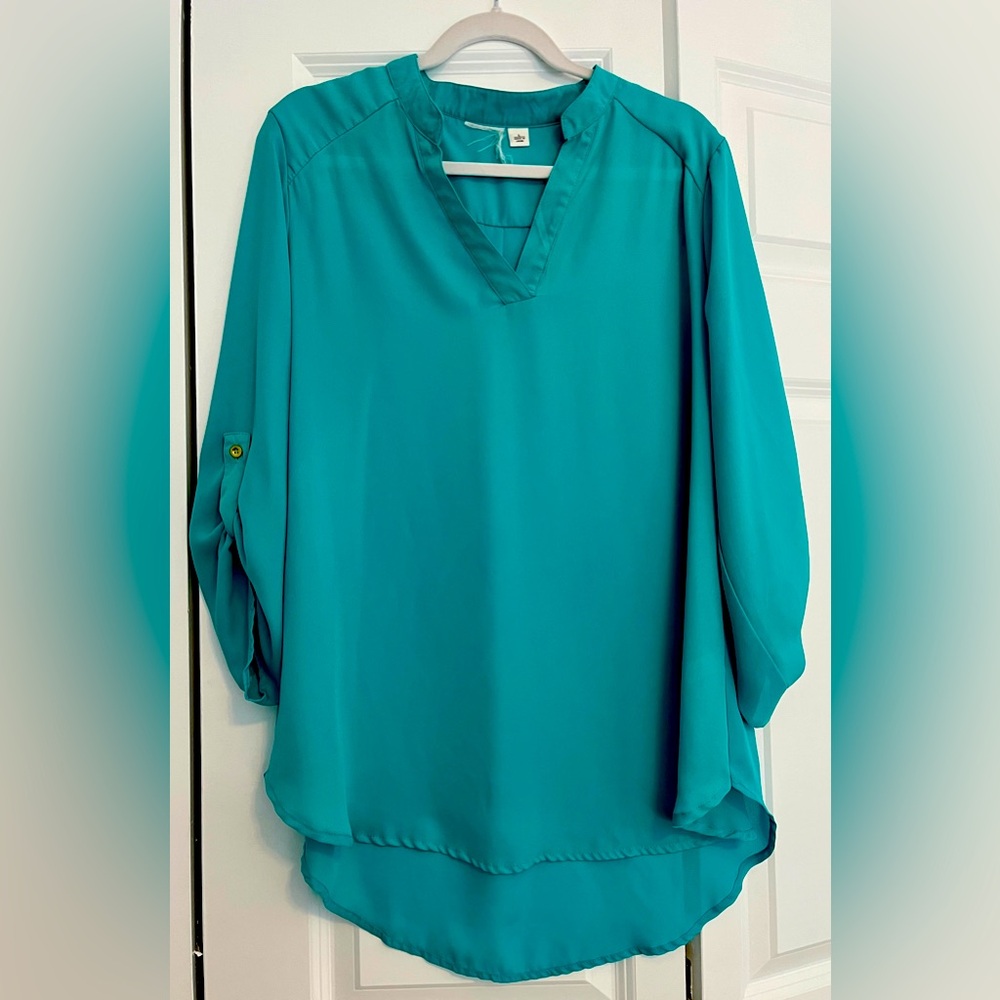 Cato | Teal Tunic Blouse | Size L